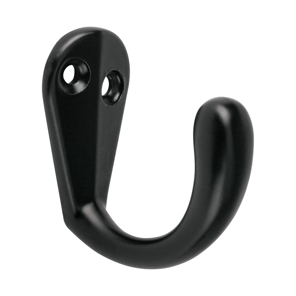 Gancho sencillo tipo perchero HERMEX negro