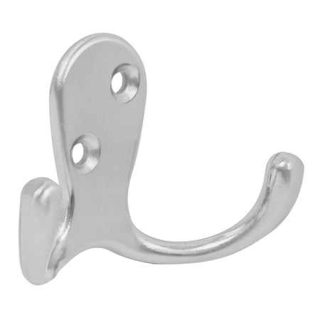 Gancho doble tipo perchero HERMEX mate