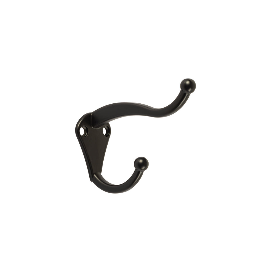 Gancho tipo perchero sombrero y abrigo HERMEX negro