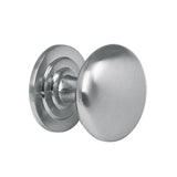 Perilla metalica estilo "Arco" HERMEX satinado