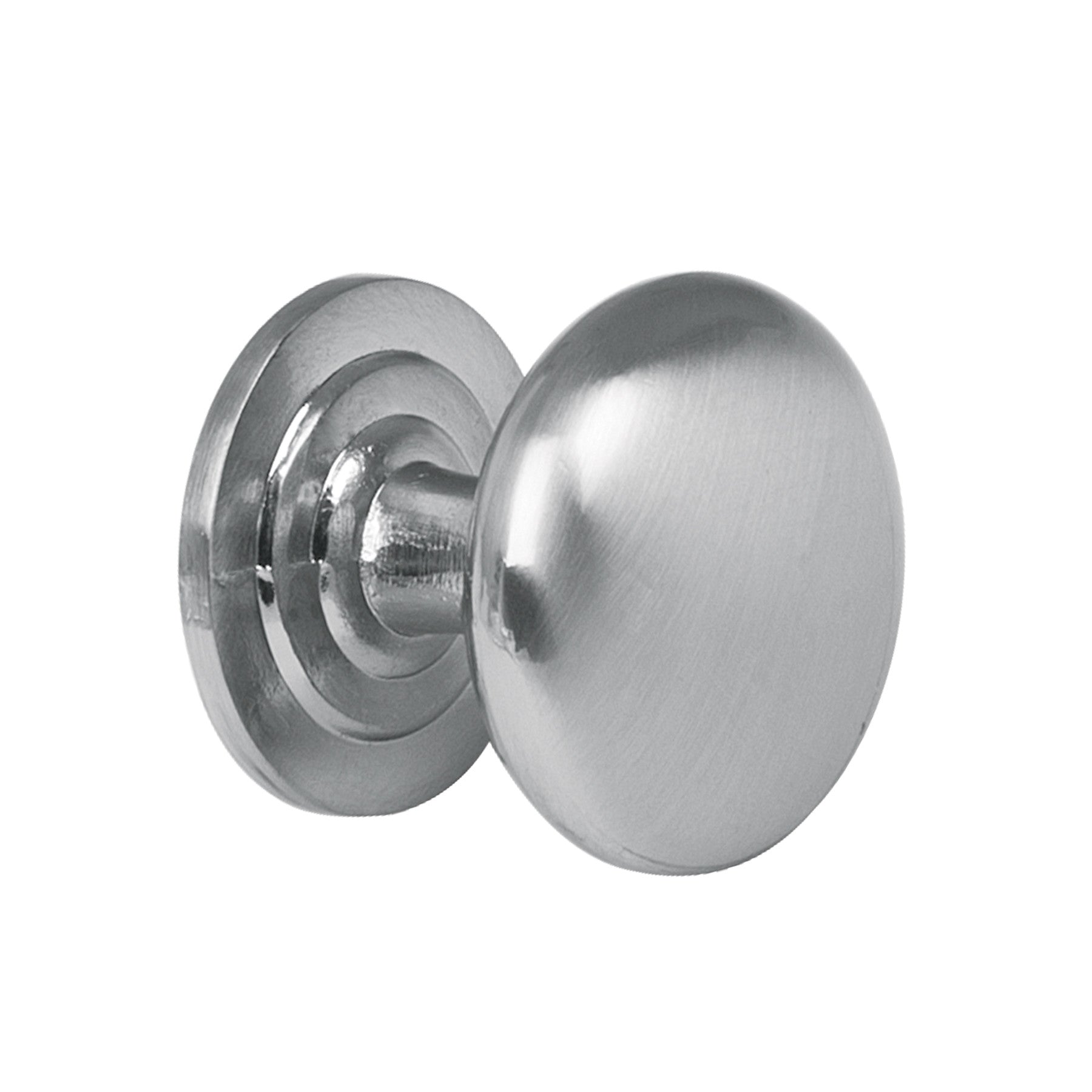 Perilla metalica estilo "Arco" HERMEX satinado