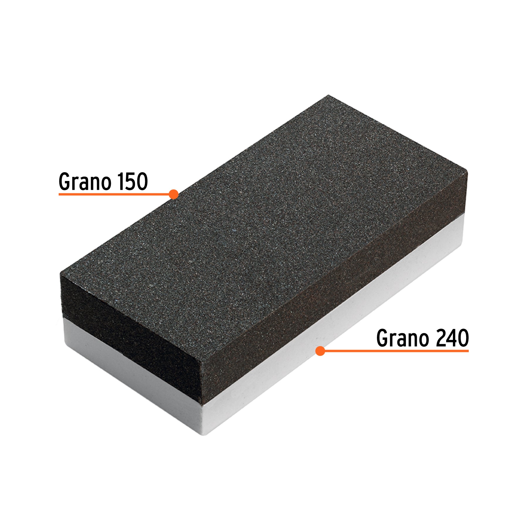 Piedra para asentar 100 mm doble grano 150 y 240 TRUPER