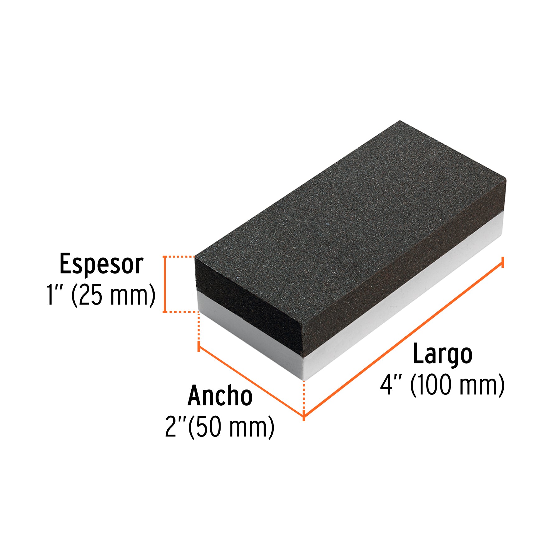 Piedra para asentar 100 mm doble grano 150 y 240 TRUPER
