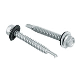 50 pijas x hexagonal punta broca con rondana 2"