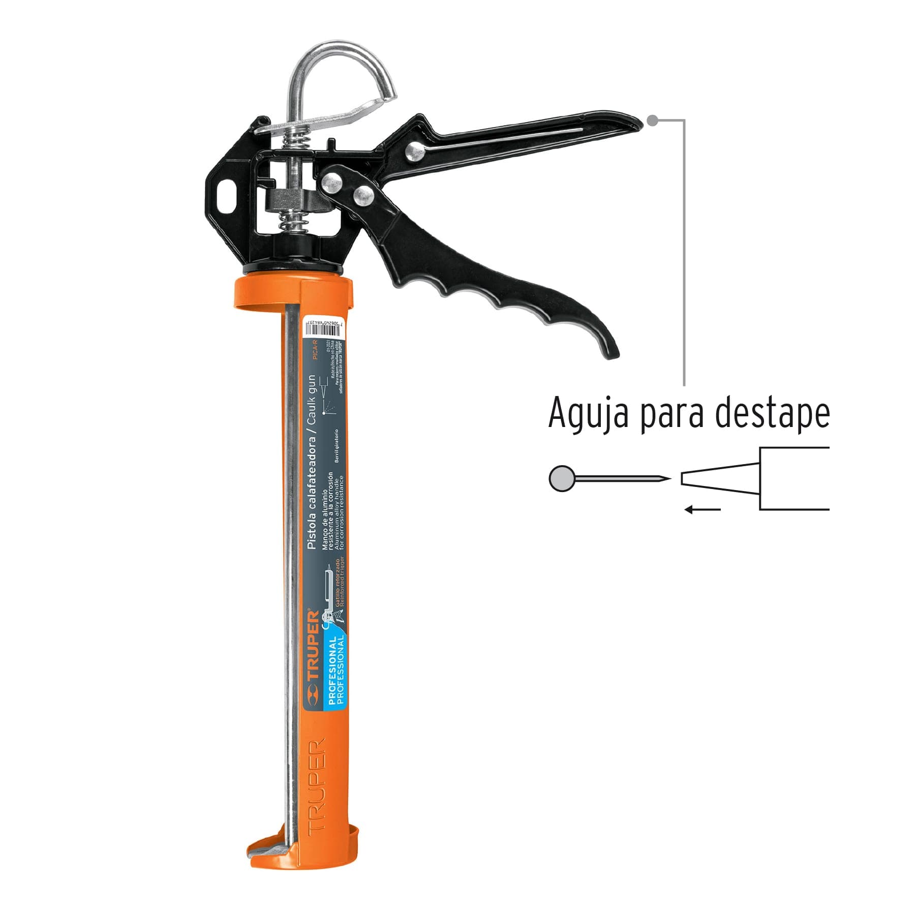 Pistola calafateadora reforzada TRUPER