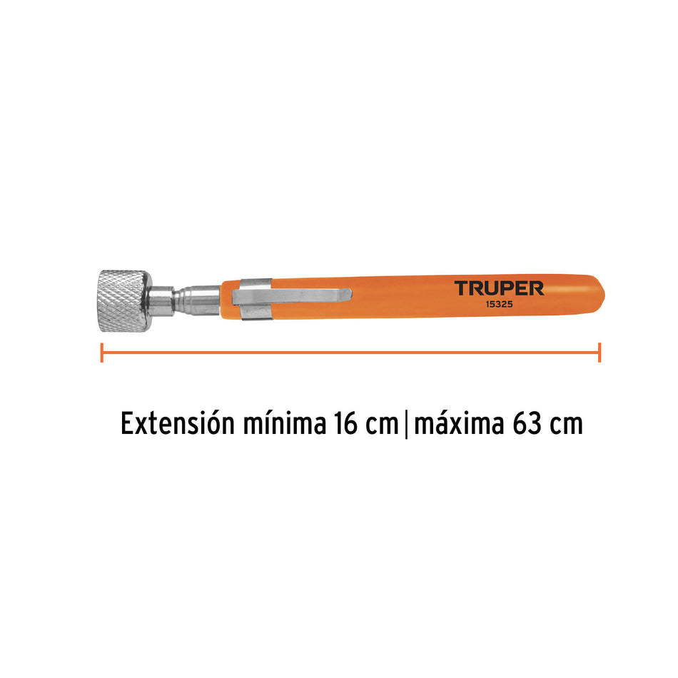 Imán extensible de acero inoxidable, 3.6 kg, Truper