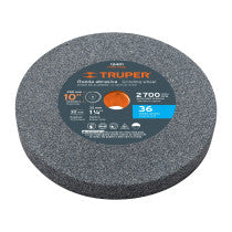 Rueda abrasiva p/esmeril 10"x32mm oxido aluminio grano 36