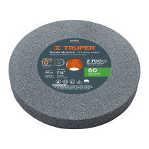 Rueda abrasiva p/esmeril 10"x32mm oxido aluminio grano 60