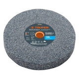 Rueda abrasiva p/esmerilx19mm oxido aluminio grano 36 5"