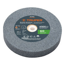 Rueda abrasiva p/esmerilx25mm oxido aluminio grano 60 6"