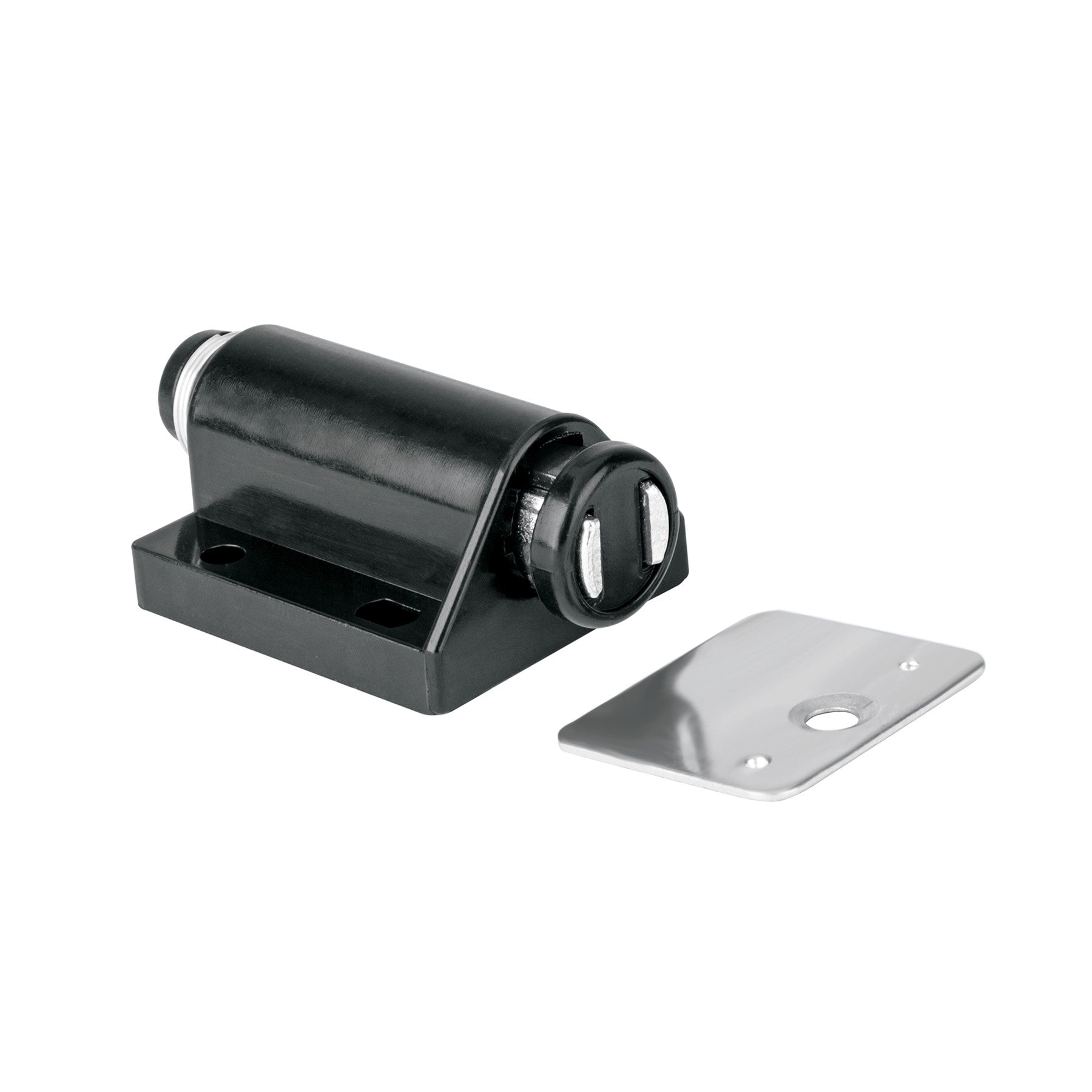 Piston Magnetico para puerta / cajon negro. HERMEX
