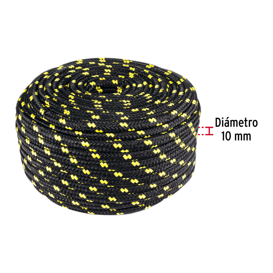 Piola de Polipropileno trenzada, multicolor, 10mm, 1 Kg