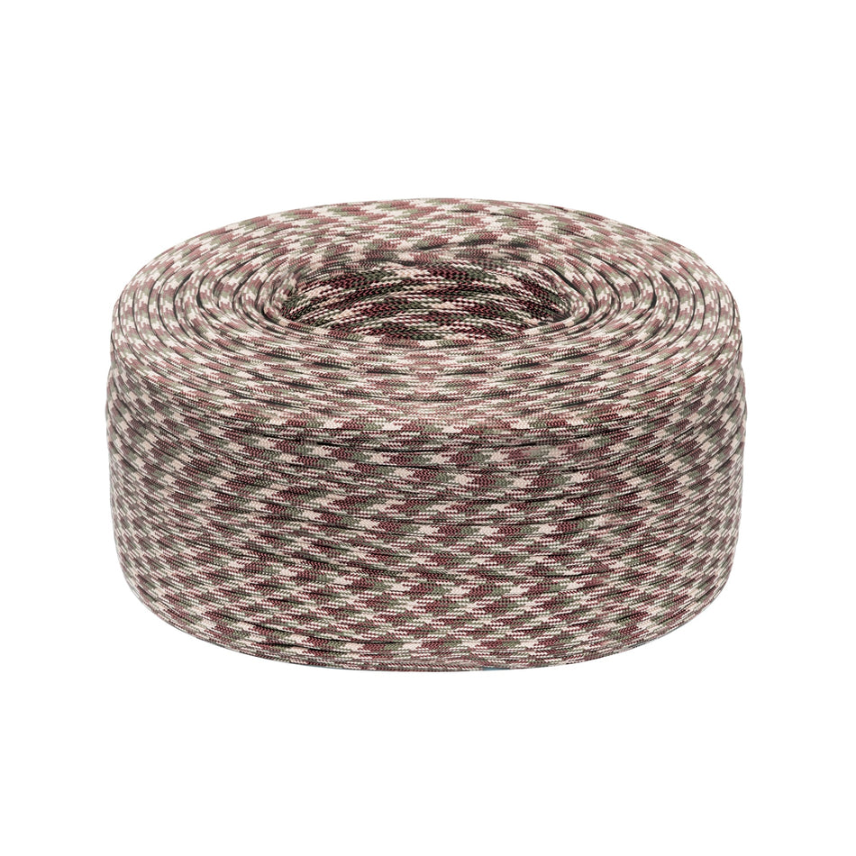 Piola de nylon paracord de 4mm, rollo, camo, 1kg, FIERO