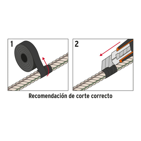 Piola de nylon paracord de 4mm, rollo, camo, 1kg, FIERO