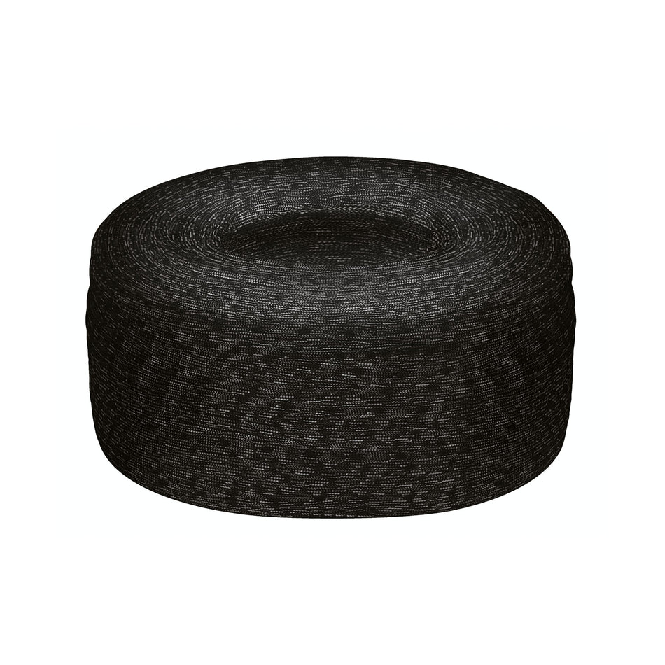Piola de nylon paracord de 4mm, rollo, negro, 1kg, FIERO