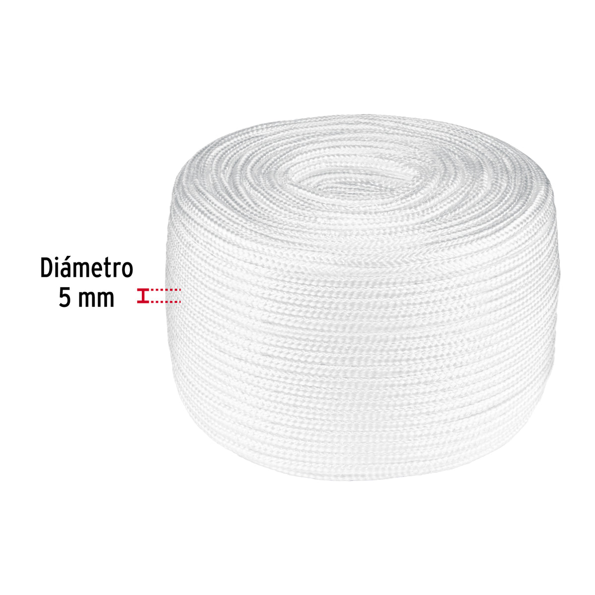 Piola de poliéster diamante de 5 mm, 1 kg, FIERO