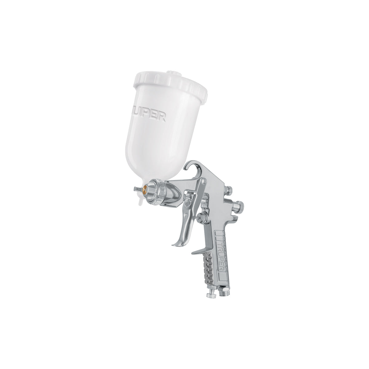 Pistola para pintar LVMP vaso plastico TRUPER 1.7 mm