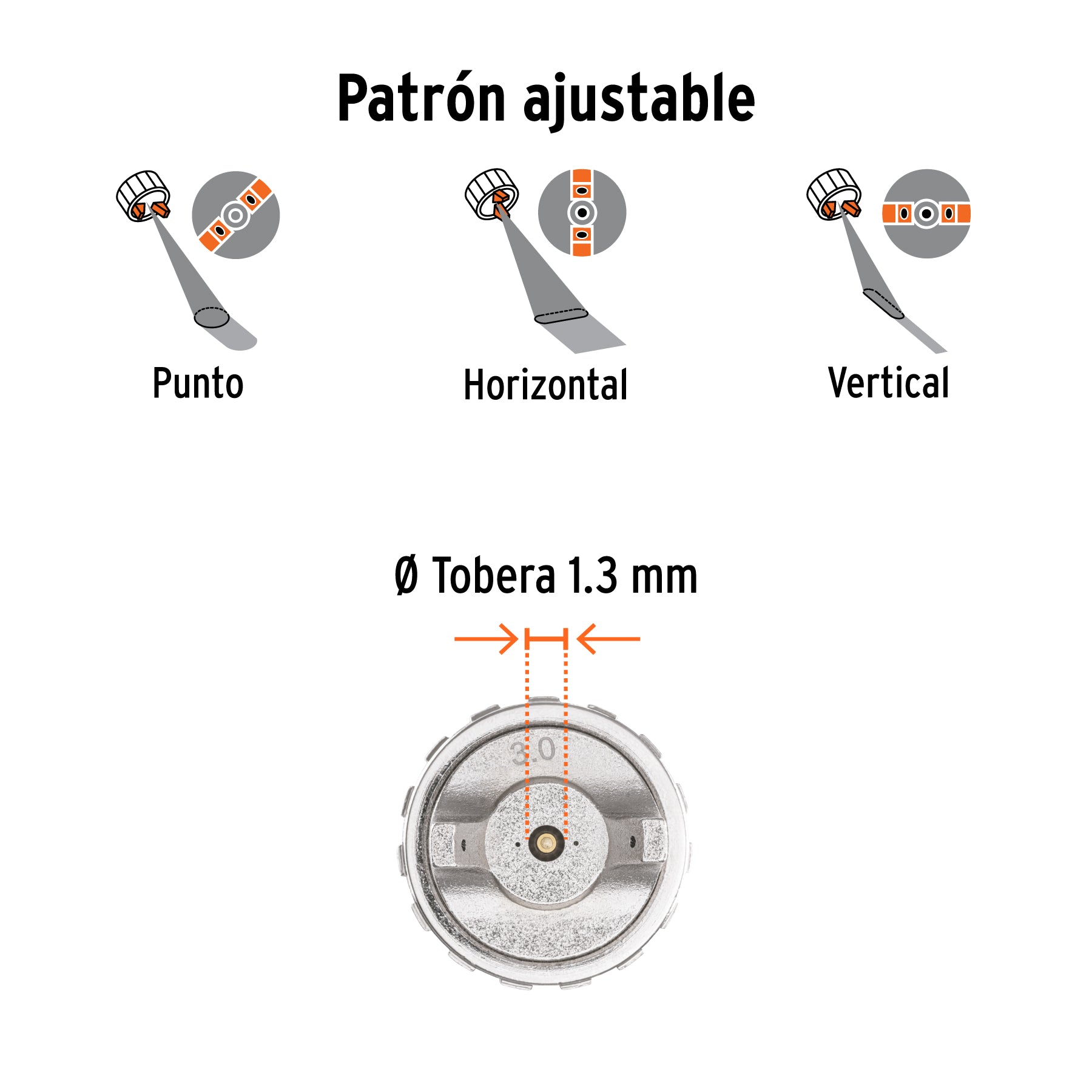 Pistola p/pintar Hibrida vaso plastico1.3mm TRUPER