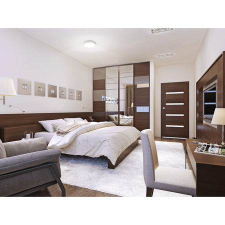 Luminario LED plafón 6W 3000K, redondo, blanco, VOLTECK 6W, blanco