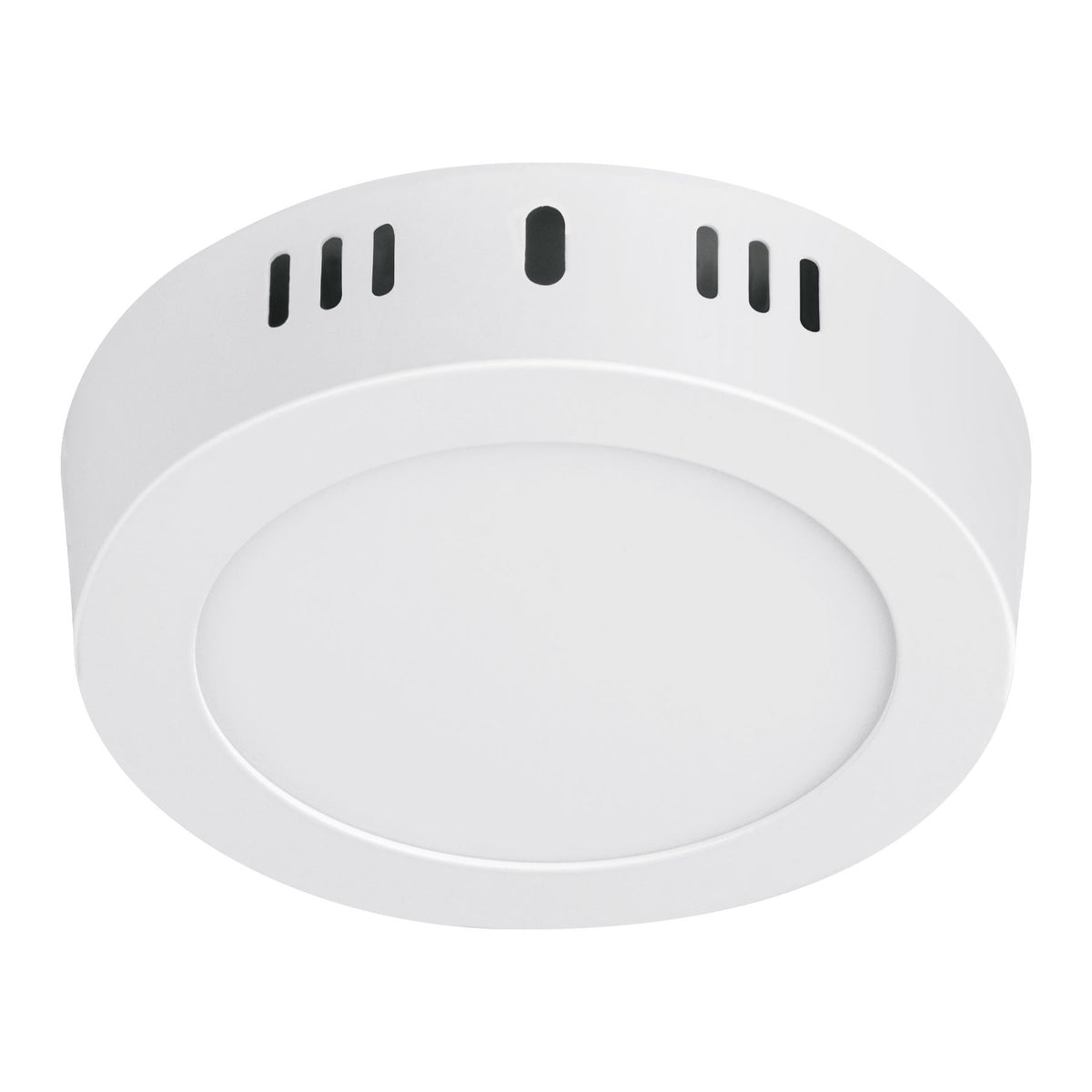 Luminario LED plafón 6W 6500K, redondo, blanco, VOLTECK 6W, blanco