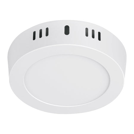 Luminario LED plafón 6W 6500K, redondo, blanco, VOLTECK 6W, blanco
