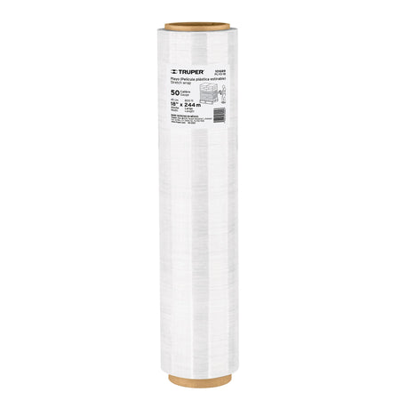 Rollo de 244m pelicula plastica transparente playo 18" cal50