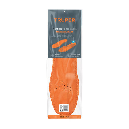Bolsa con par de plantillas memory foam p/zapato talla 27