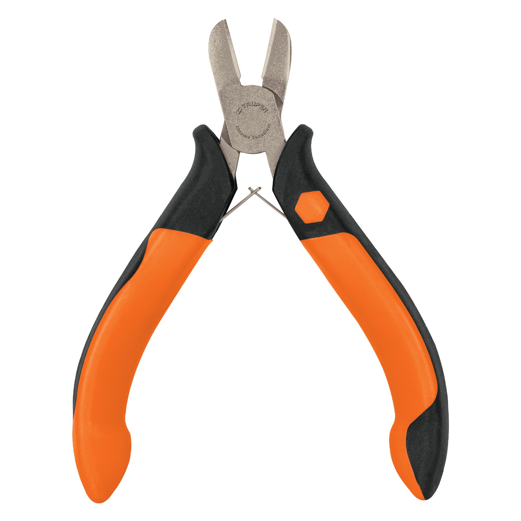 Mini pinza de corte diagonal 4" mango Comfort Grip Truper