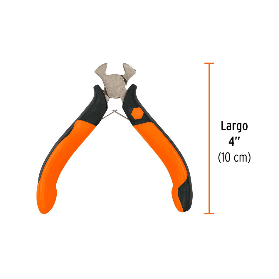 Mini pinza tipo tenaza 4' mango Comfort Grip, Truper