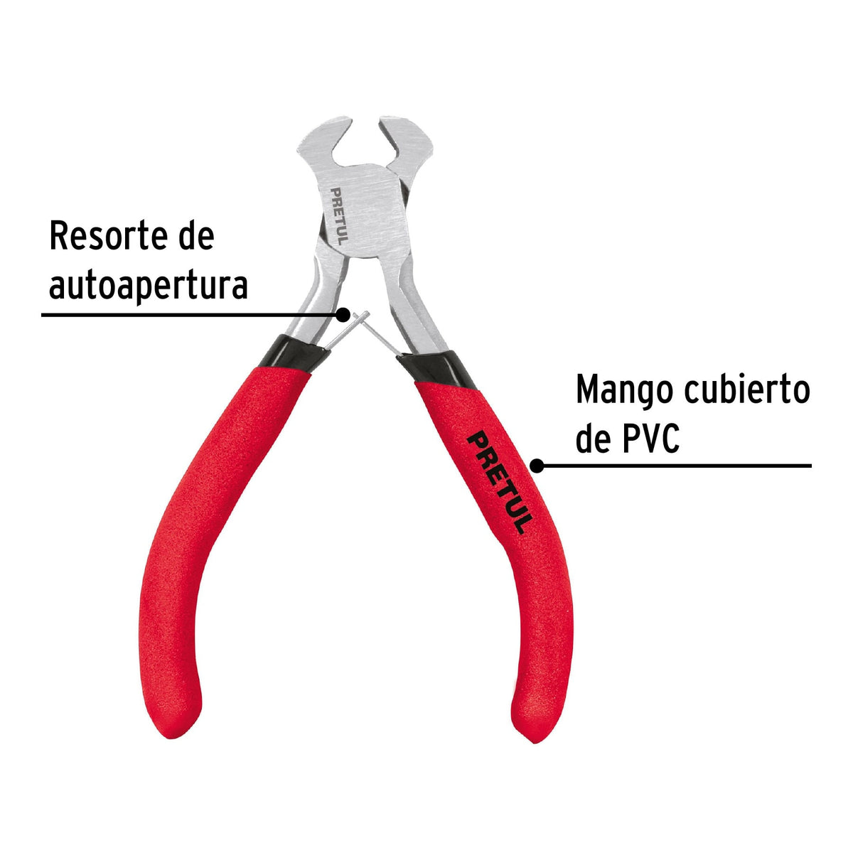 Mini pinza tipo tenaza 4', Pretul