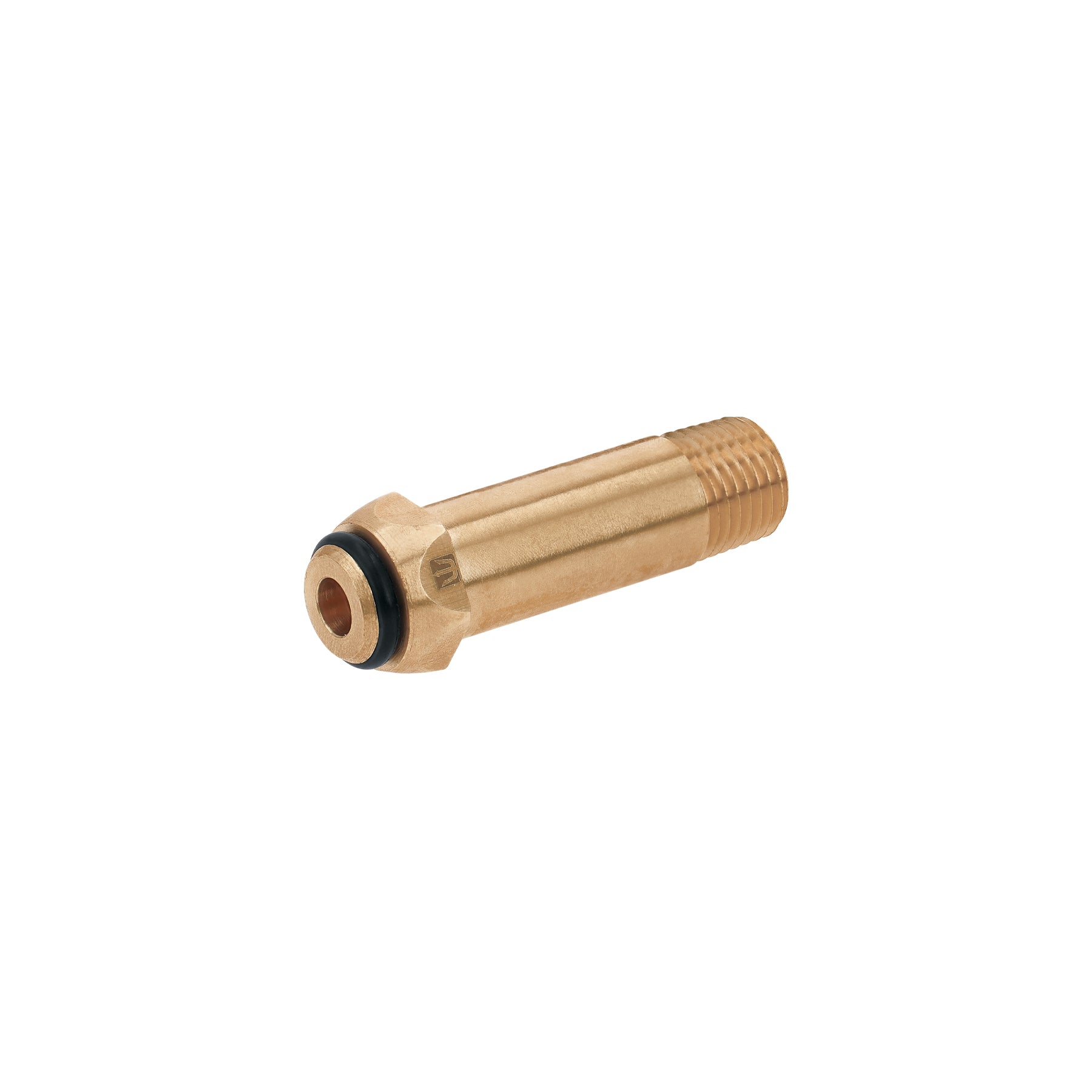 Punta pol de laton 1/4" x 5 cm de rosca con O-ring FOSET