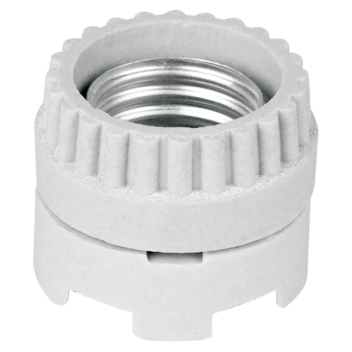 Portalampara de porcelana tipo anuncio Volteck