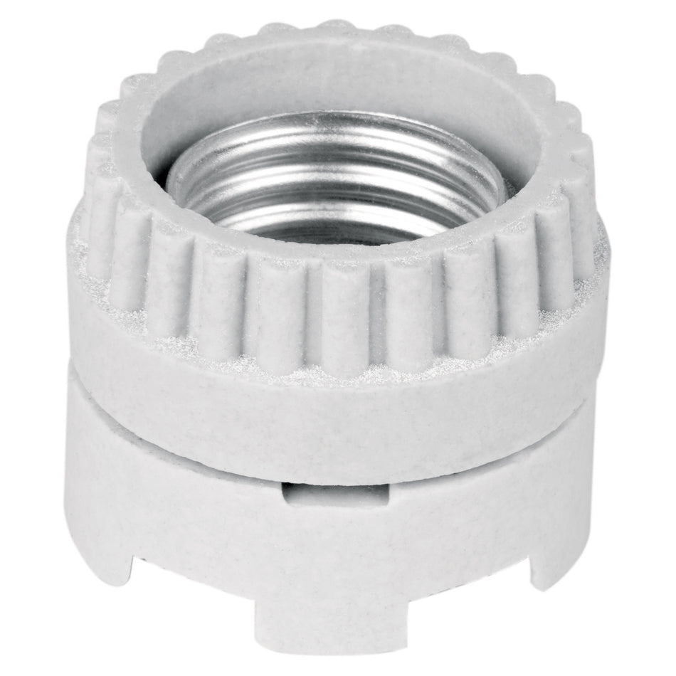 Portalampara de porcelana tipo anuncio Volteck