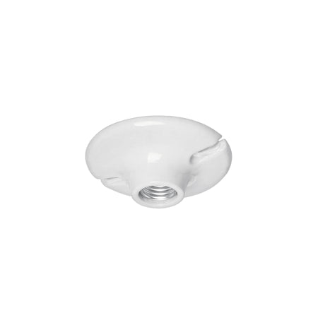 Portalampara de porcelana 4-1/2" redonda a granel Volteck