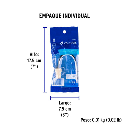 Portalámpara de porcelana para base G9, Volteck