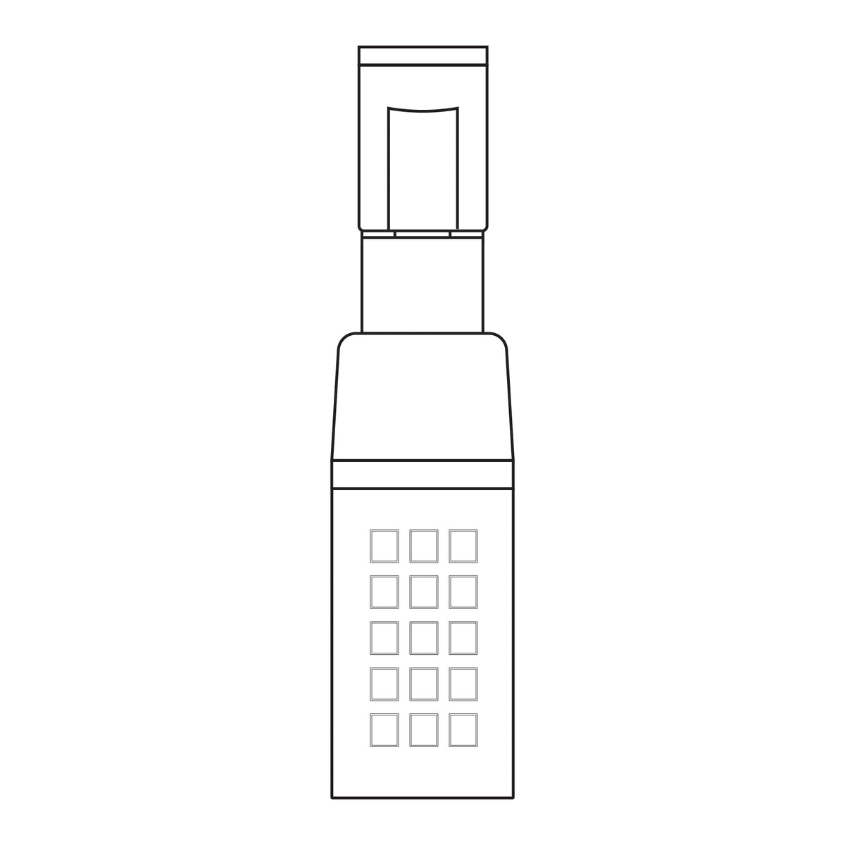 Portalámpara de porcelana para base G9, Volteck