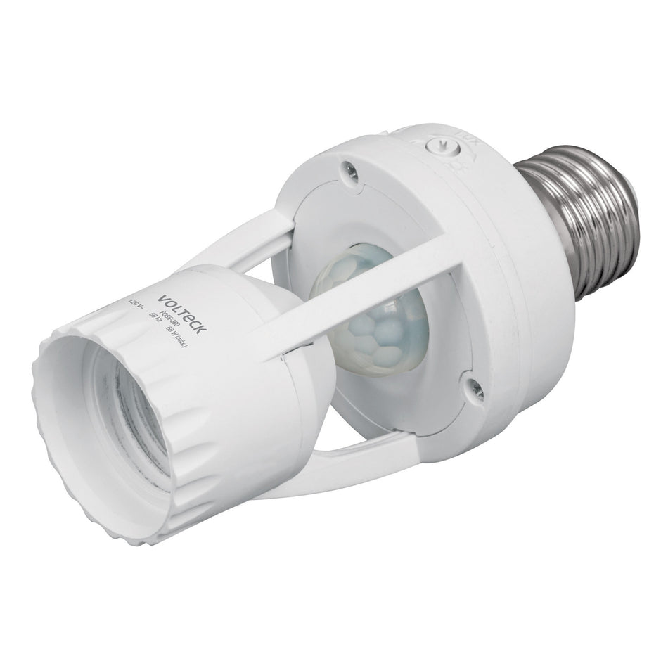Portalampara con sensor de movimiento 360° Volteck