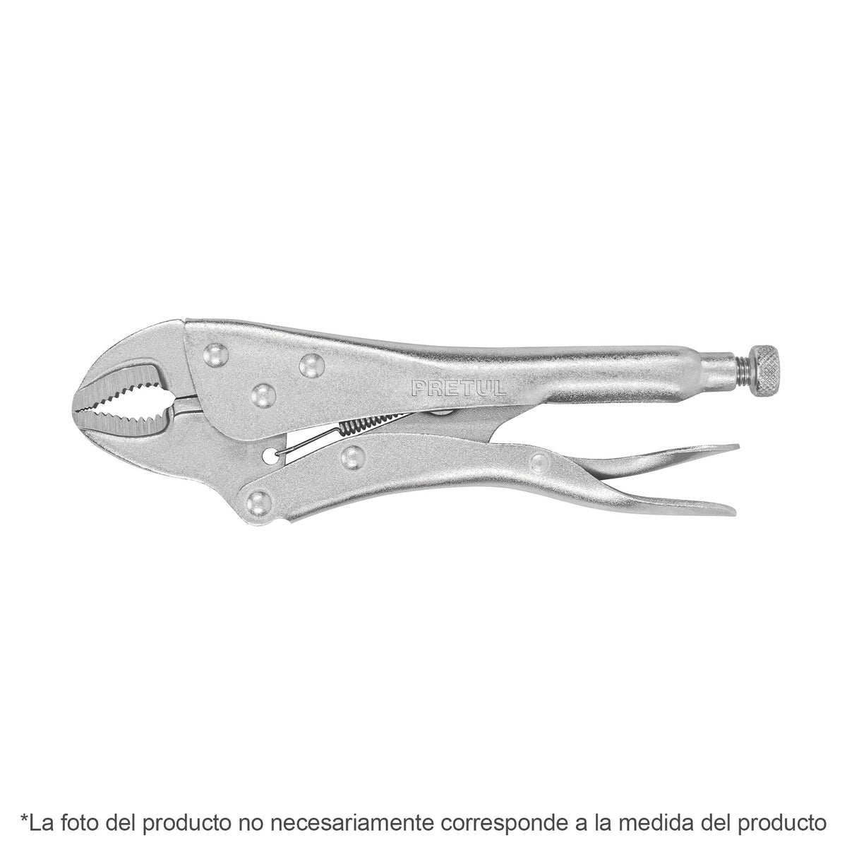 Pinza de presion 5" mordaza curva Pretul