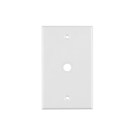 Placa de ABS pasacable, Standard, blanco, Volteck