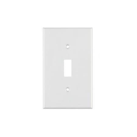 Placa de ABS para interruptor vertical, Standard, blanco