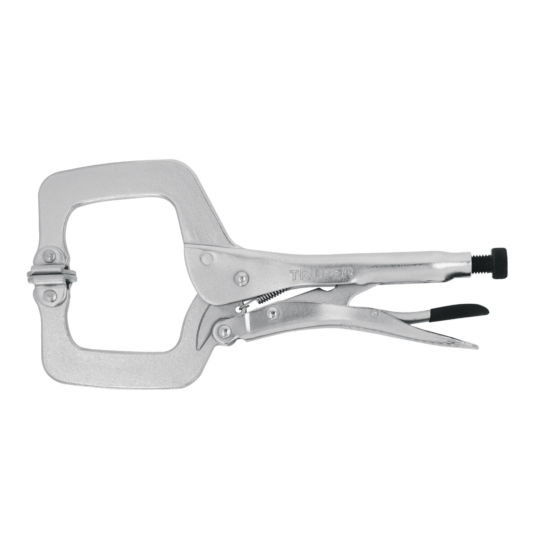 Pinza de presion tipo "C" con mordaza autoajustable 11"