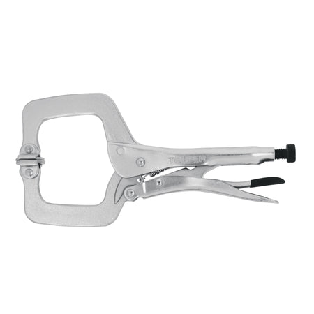 Pinza de presion tipo "C" con mordaza autoajustable 11"