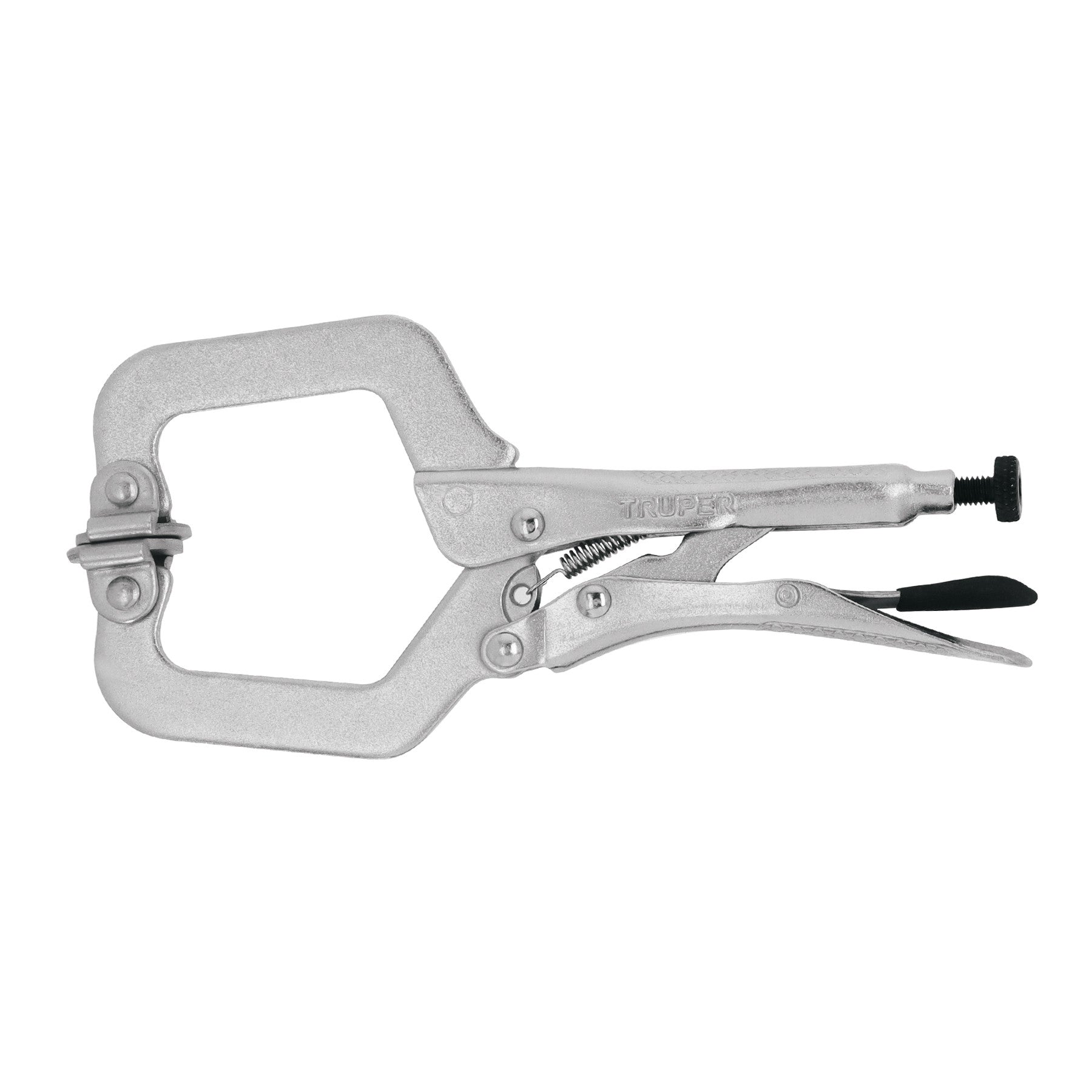 Pinza de presion tipo "C" con mordaza autoajustable 6"