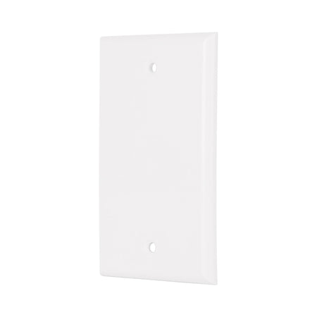 Placa de ABS ciega Standard blanco Volteck