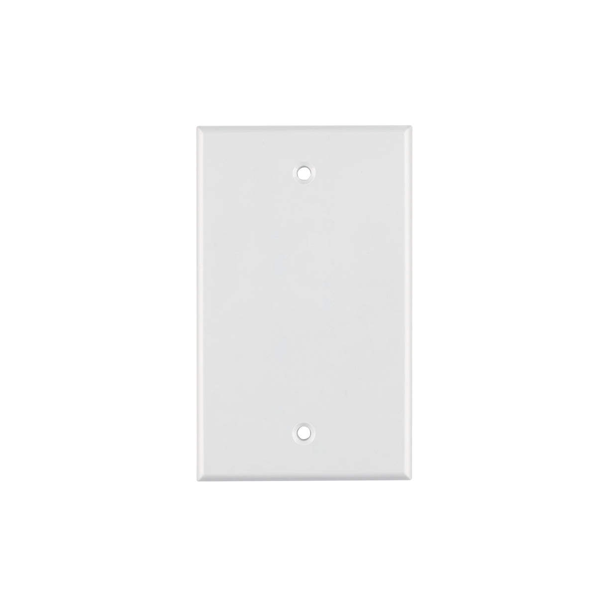 Placa de ABS ciega Standard blanco Volteck