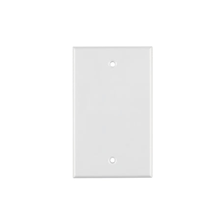 Placa de ABS ciega Standard blanco Volteck
