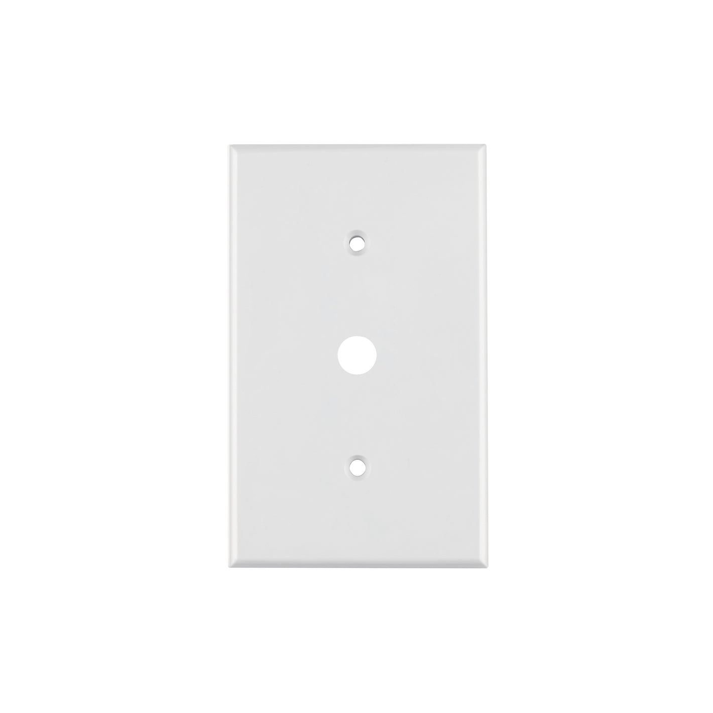 Placa de ABS para atenuador, Standard, blanco, Volteck