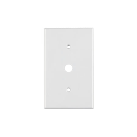 Placa de ABS para atenuador, Standard, blanco, Volteck