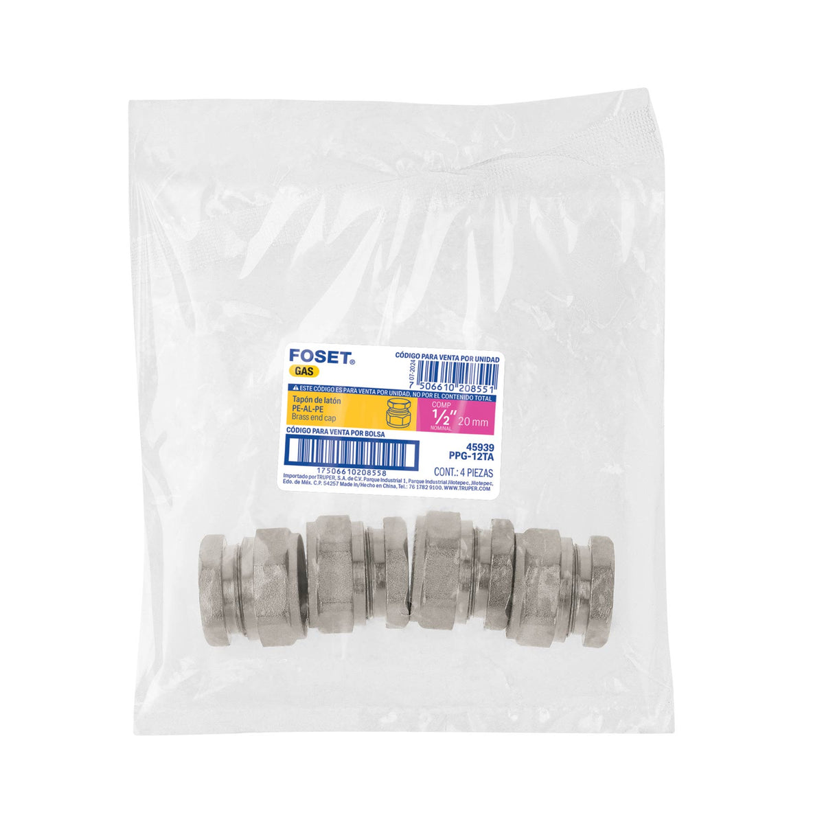 Tapon para PE-AL-PE FOSET 1/2"