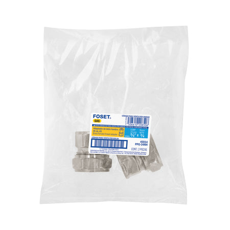 Conector para PEALPE, 3/4', con rosca hembra, FOSET